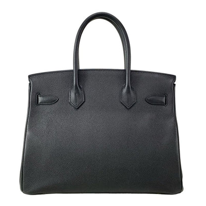 Hermes Handbag Birkin 30 Black Gold Hardware