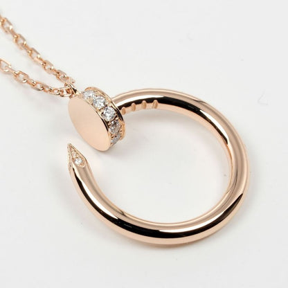 Cartier Juste Un Clou 18K Pink Gold And Diamonds Ladies 5.66g Necklace