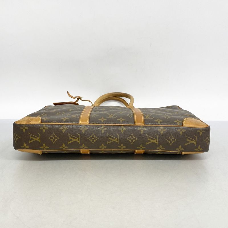Louis Vuitton Briefcase Monogram Porte Documents M53361 Brown Men's
