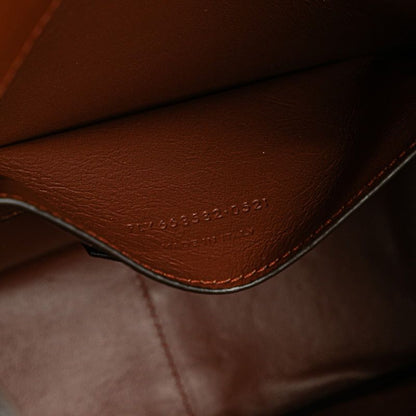 Saint Laurent YSL Monogram 668582 Brown PVC Leather Women's Saint Laurent