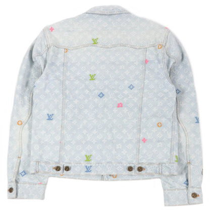 Louis Vuitton 2024 Tyler The Creator Monogram Denim Jacket Track Jacket Indigo