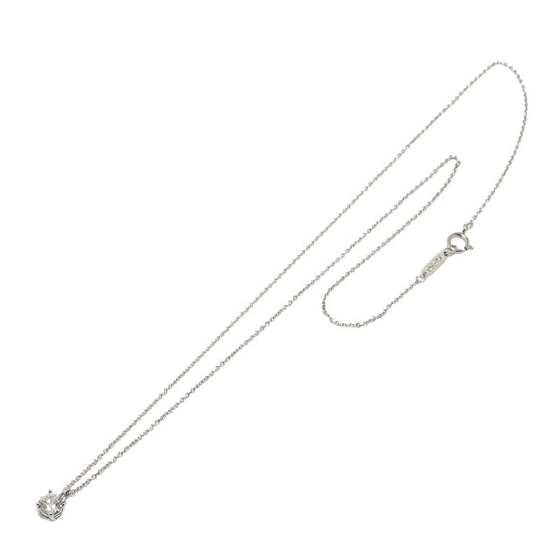 Tiffany & Co Tiffany & Co Solitaire Diamond 040ct H/vs2/3ex Necklace 40cm