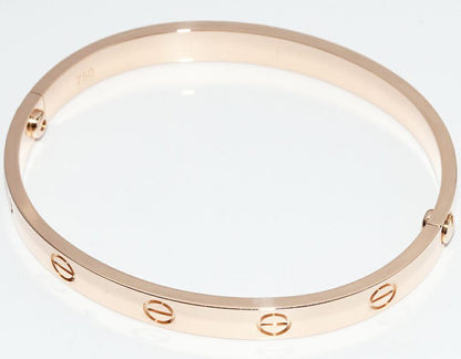 Cartier Bracelet Bangle 18K Pink Gold Love Bracelet