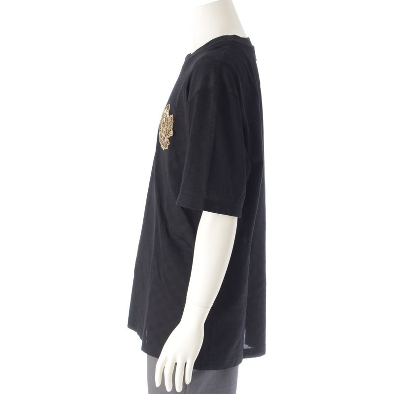 Louis Vuitton 25SS Cotton Damier Signature Patch Short Sleeve T-shirt Crew Neck