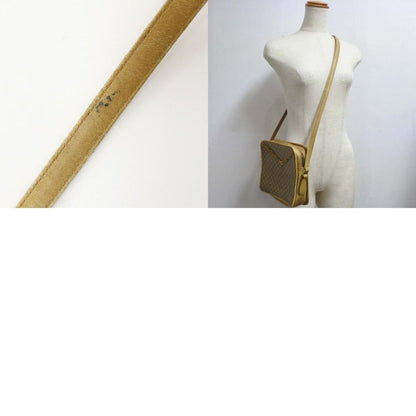 Celine Macadam PVC Brown Women's Shoulder Bag