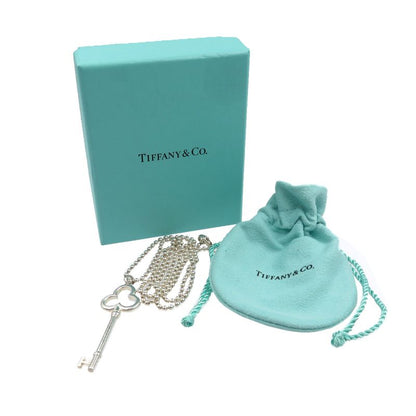 Tiffany & Co Trefoil Key 925 Silver Necklace 0017 Tiffany & Co