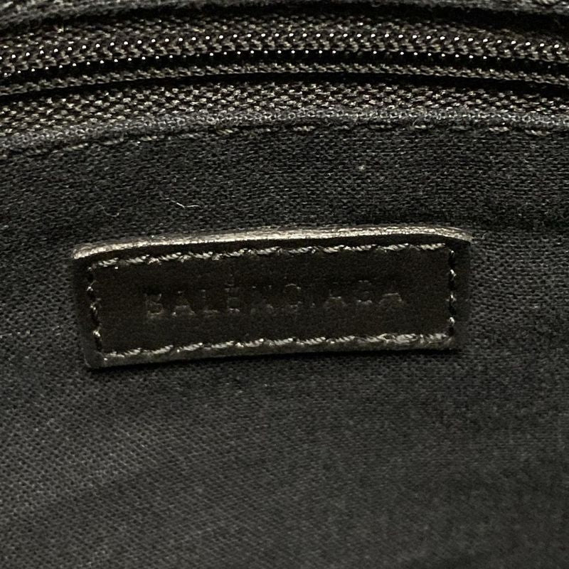 Balenciaga Shoulder Bag Crossbody Flat Pouch 673169 Black Leather