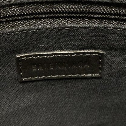 Balenciaga Shoulder Bag Crossbody Flat Pouch 673169 Black Leather