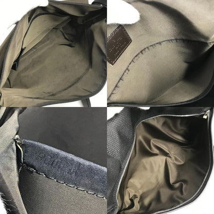 Louis Vuitton Shoulder Bag Roux M93079 Damier Geant Canvas Black