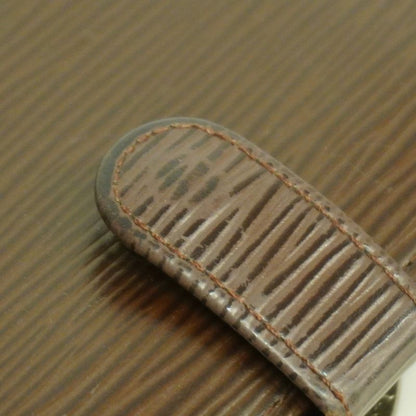 Louis Vuitton Wallet Epi Porte Monnaie Viennois M6324d Mocha Women's