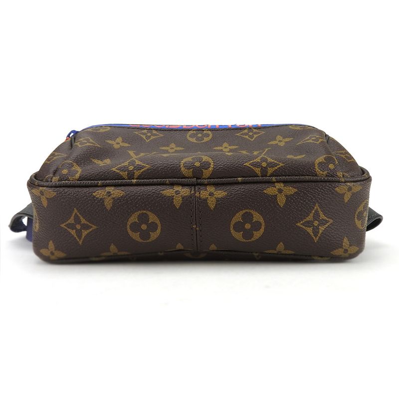 Louis Vuitton Waist Bag Pacific Bum Bag M43828 Monogram Brown Blue Kim Jones