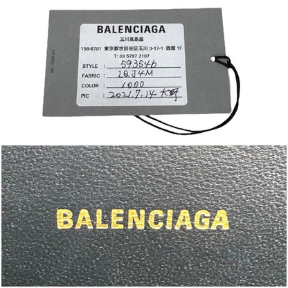 Balenciaga Hourglass 2WAY Mini Shoulder Bag Black Gold Hardware Leather