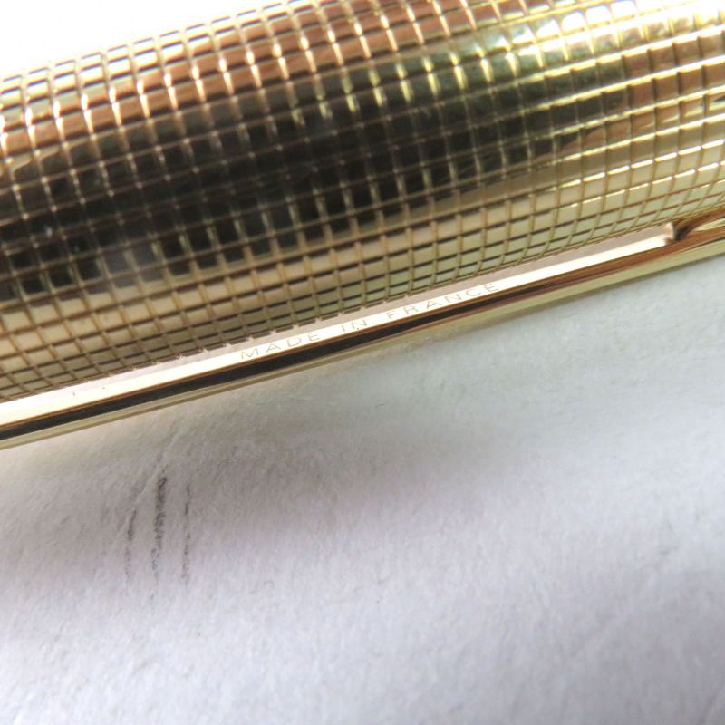 Louis Vuitton Dock Lacquer Capped Ballpoint Pen Black Gold Made In France Men's