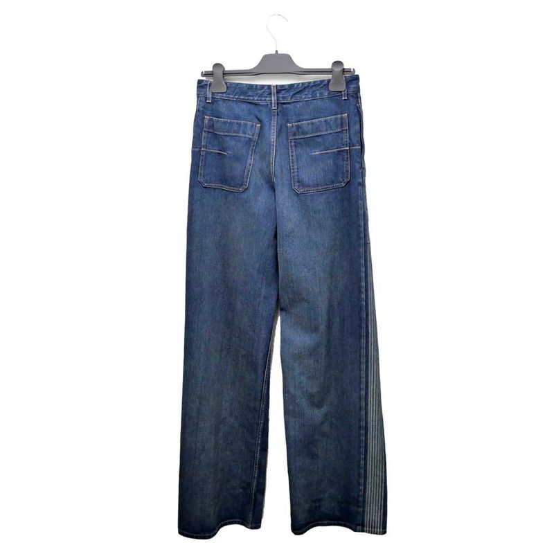 Dior Denim Wide Pants 522p55a3073 Blue Size 34 Women's Clothing