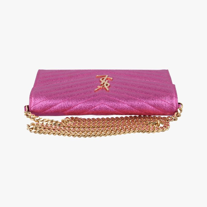 Yves Saint Laurentyves Saint Laurentmonogram Pink Leather 360452 Ybl3604520714
