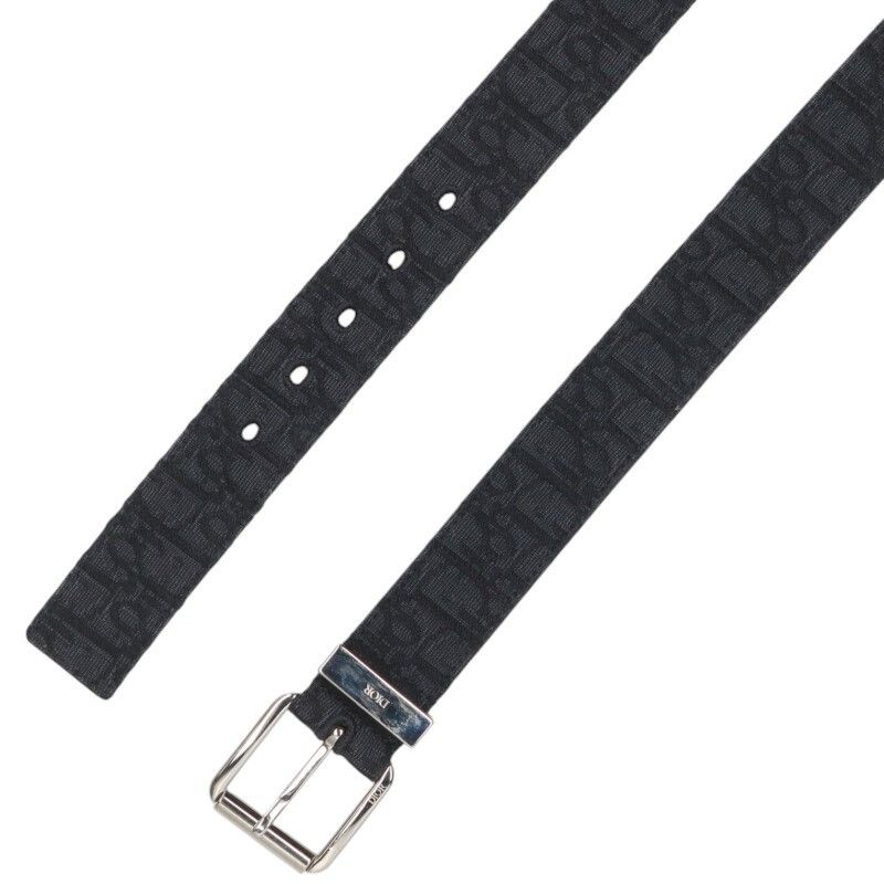 Dior 23-ma-0290 Oblique Allover Belt Men's 100