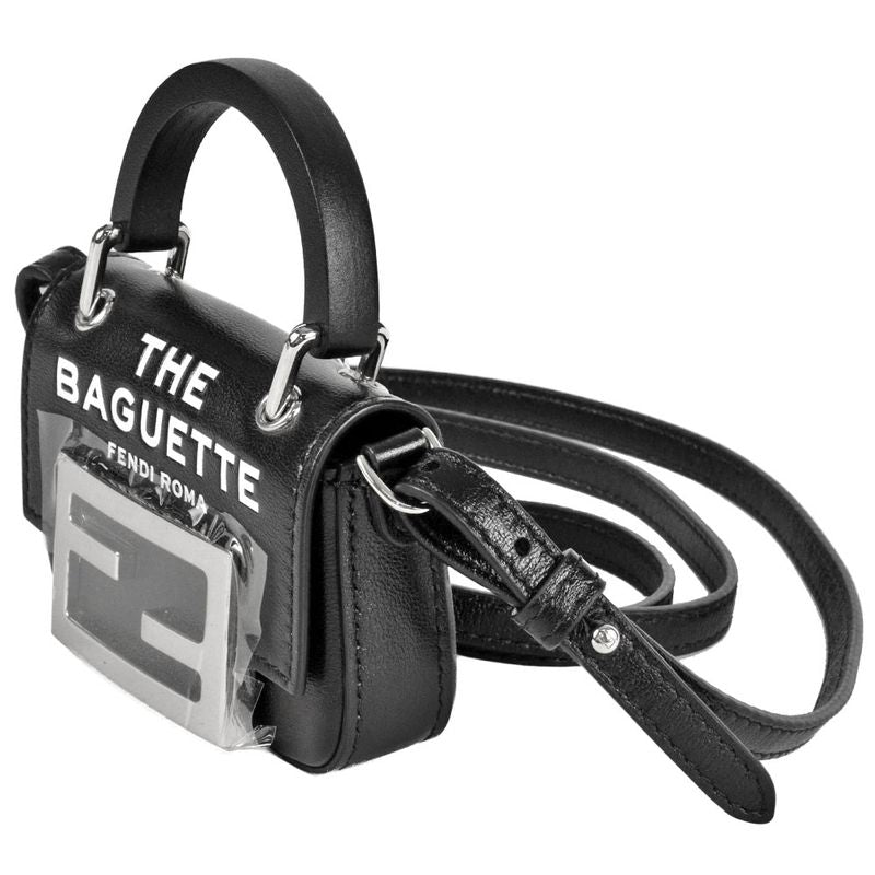 Fendi Marc Jacobs MARC Jacobs Nano Bucket Handbag 2WAY Leather 7as136 Black