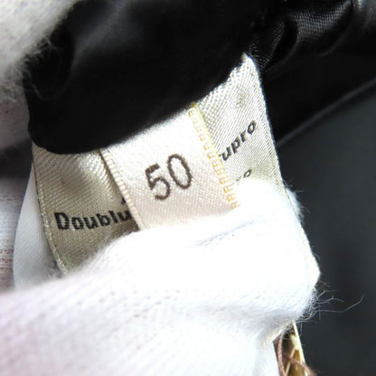 Hermes 18AW H843030ha0250 Lambskin Leather Gilet Vest Black 50 Hanger Made In