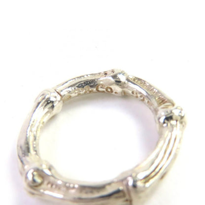 Tiffany & Co Sv925 Bamboo RING Bamboo Ring Accessory Silver Size Approx 10