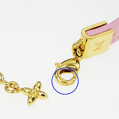 Louis Vuitton Bracelet Nanogram Enamel M8803z Pink Gdhardware Accessorie