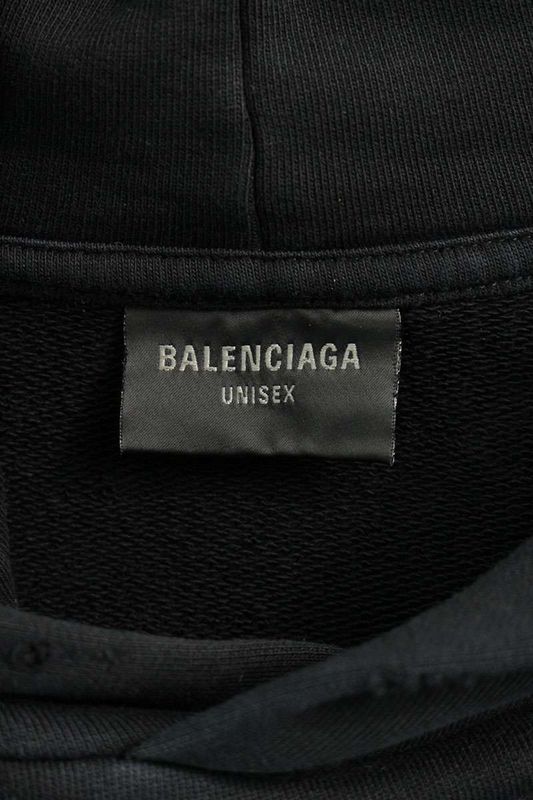 Balenciaga 24SS 761458 Tpvu7 Surfer Maxi Logo Print Pullover Hoodie Men's 3