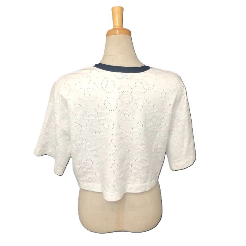 Chanel Short Sleeved T-shirt No5 Star Coco Mark P76438 Cotton White