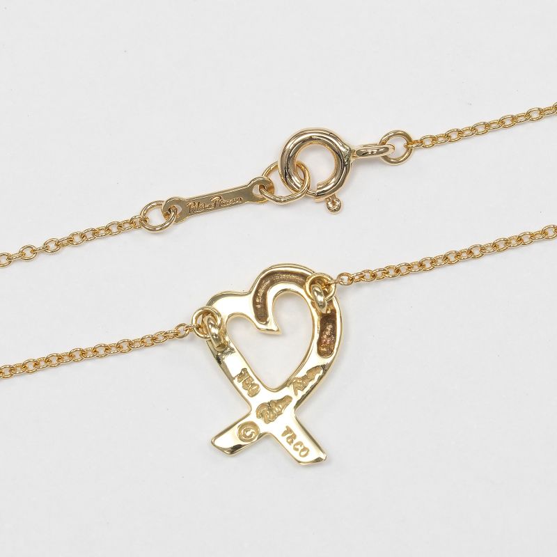 Tiffany & Co Loving Heart 18K Yellow Gold Ladies 2.8g Necklace