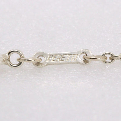 Tiffany & Co Open Heart Large Elsa Peretti 925 Silver Ladies 9.6g Necklace