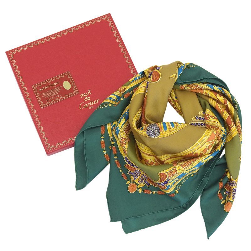 Boxed Super Cartier 90's Vintage Must De Cartier Panther Scarab Bijoux 100%