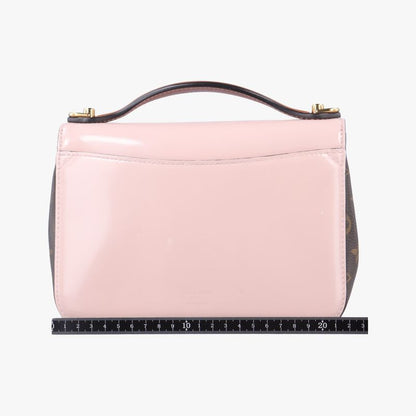 Louis Vuitton Cherry Wood BB Rose Ballerine Vernis M51952fl1129 IC Chip