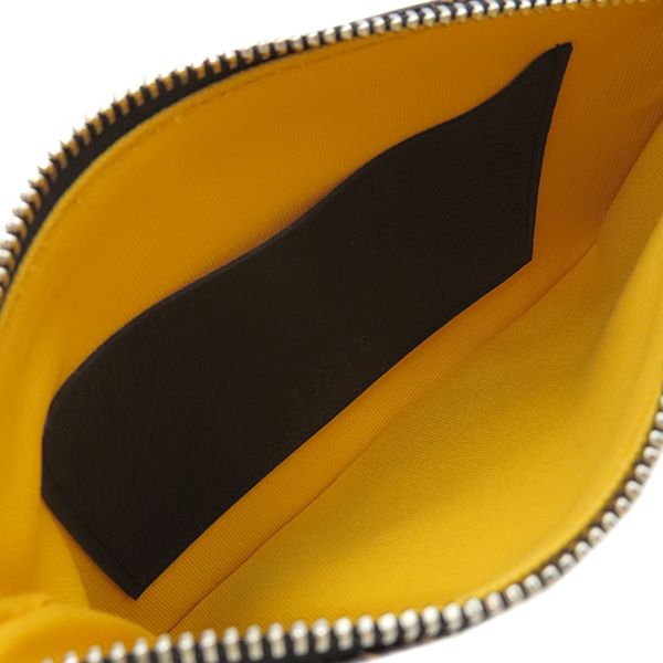 Goyard Pouch Senna Goyard Ine Canvas Black Silver Hardware Black Herringbone