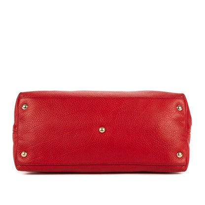 Gucci Soho Red Grain Leather A