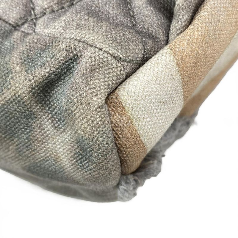 Chanel Backpack Sac Graffiti Canvas Backpack A92352 Grey X Beige X Multi