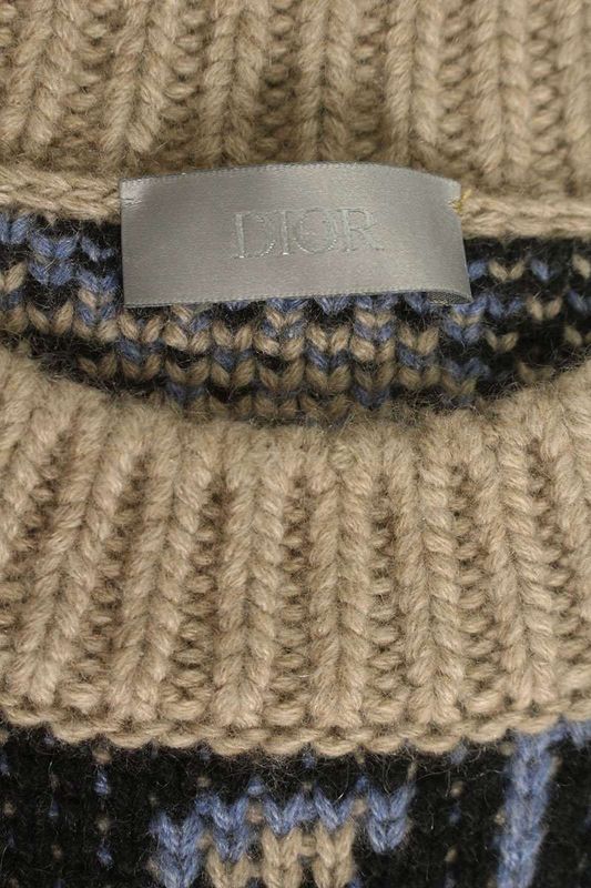 Dior 22AW 283m654at357 Cactus Jack Sleeveless Cashmere Knit Men's XL