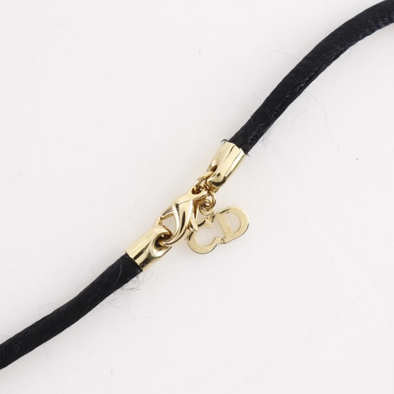 [dior] Christian Dior Logo Gold Plated Ladies 10.3g Necklace