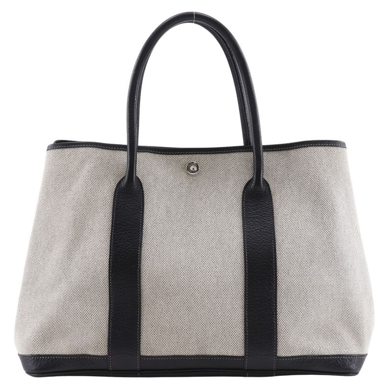 Hermes Garden Party 36 PM Toile Ash Gray □J Ladies Tote Bag