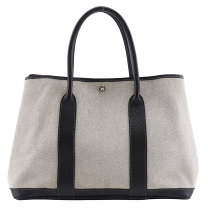 Hermes Garden Party 36 PM Toile Ash Gray □J Ladies Tote Bag