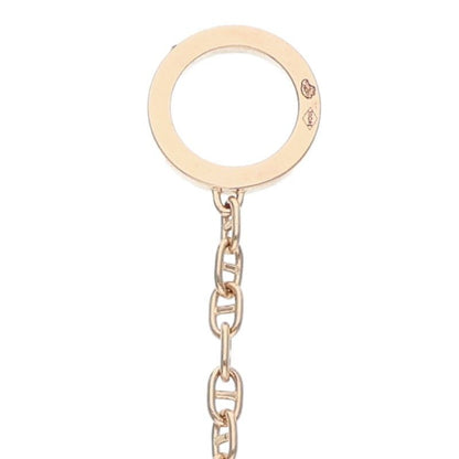 Hermes Chêne D'ancre Contour 18K Pink Gold Diamond Bracelet Men's SH