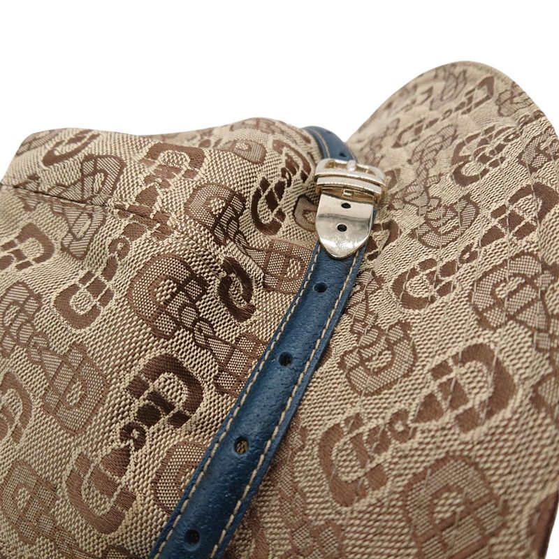 Gucci Bucket Hat Horsebit Brown Beige Green Size M