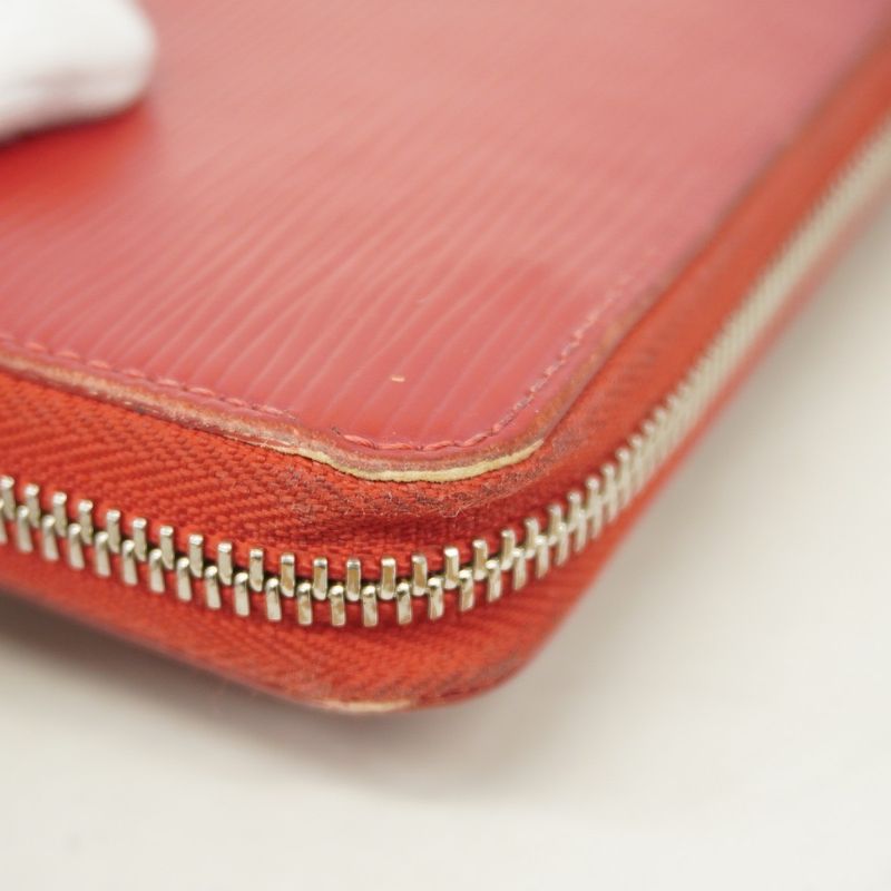 Louis Vuitton Epi Zippy Wallet Long Wallet M60304 Carmine Women