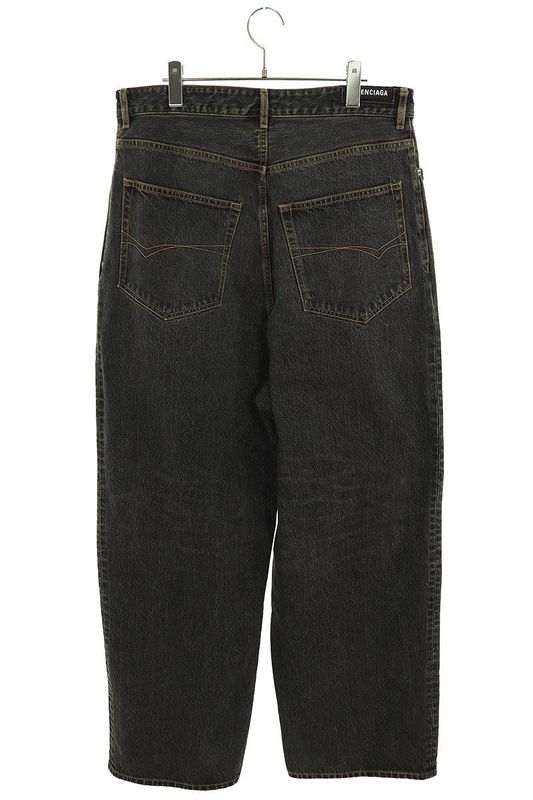 Balenciaga 24SS 745213 Tbp47 Washed Baggy Denim Pants Men's M