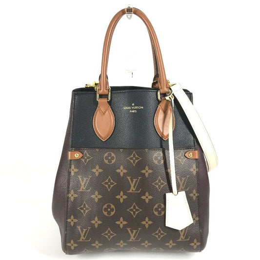 Louis Vuitton Handbag Fold Tote MM M45409 Monogram Canvas Brown
