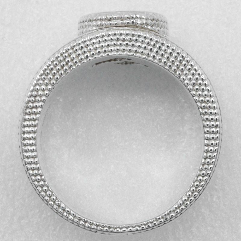 Gucci Interlocking G Silver 925 9.5 Ladies 8.5g Ring