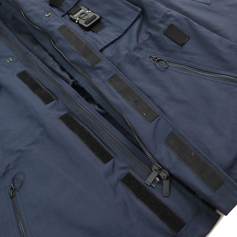 DIOR Homme DIOR Homme 933c316a4530 Cotton CD Buckle Hooded Hoodie Jacket Navy