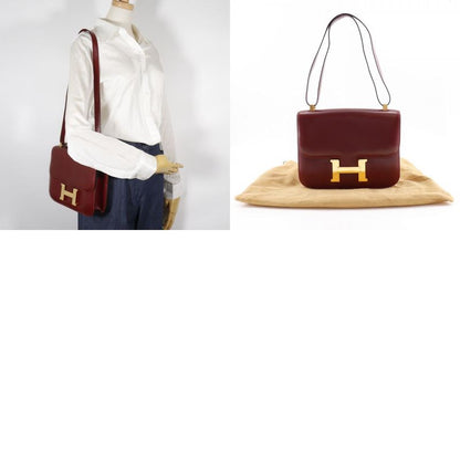 Hermes Constance 23 Box Calf ○K Ladies Shoulder Bag