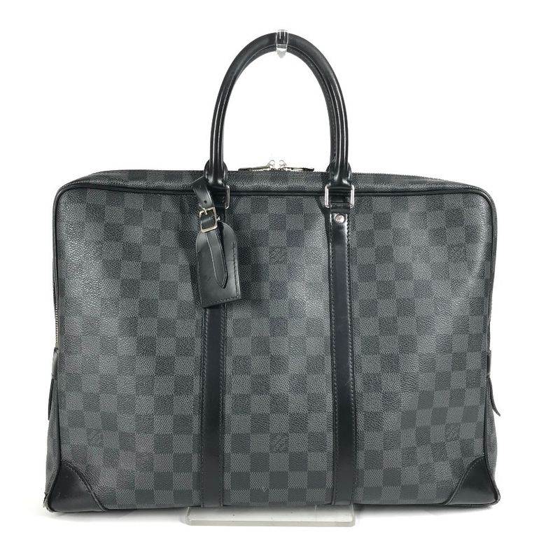 Louis Vuitton Business Bag Porte Documents Voyage PDV N41125 Damier Graphite