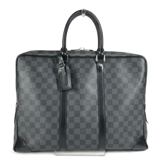 Louis Vuitton Business Bag Porte Documents Voyage PDV N41125 Damier Graphite