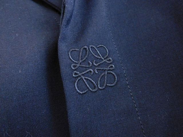 List Price: $150700 Loewe - Short Sleeve Shirt Men's Size 39 Dark Blue H526y05wd