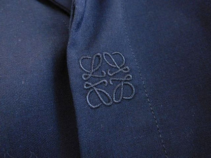 List Price: $150700 Loewe - Short Sleeve Shirt Men's Size 39 Dark Blue H526y05wd