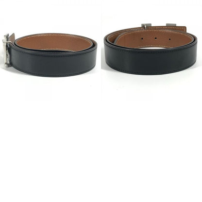Hermes Belt H Belt H Belt Leather Black